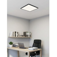 902358  Светодиод потолочный свет-к COLFIORITO, 36,5W(LED), 620x620, 3000-4500-6000K, алюминий, черны