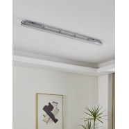 901543  Светодиод настенно-потолочн свет-к BASIC, 1x23W(G13-LED-T8-TUBE), L-1560, IP65, пластик, серы