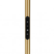 901975  Светодиод торшер с регулировкой цветовой температуры CASTELPOTO 1, 16W;12W(LED;LED), 2700-6500K, 1850;1300lm, сталь, латунь состаренный, белый
