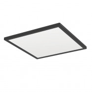 901456  Светодиод потолочн свет-к с регул тем-ры света ROVITO-R, 17,6W(LED), 390x390, IP44, 2700-6500K, 2400lm, пластик, черный/пластик, белый