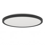 901438  Светодиод потолочн свет-к с регул тем-ры света ROVITO, 13,9W(LED), Ø300, IP44, 2700K, 4000K, 6500K, 1750lm, пластик, черный/пластик, белый