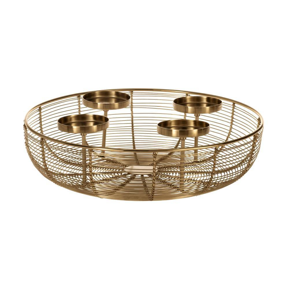EGLO 427163 Подсвечник HAGONY, B100, Ø360, сталь, золотистый