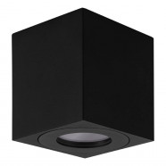 901029  Уличный потолочный светильник TORRECOLA, 1X35W (GU10), IP44, H85, алюминий, пластик, чёрный/прозрачное стекло