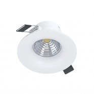  Встраиваемый светильник SALICETO, 1х6,4W(LED), 4000К, Ø88, алюминий, белый