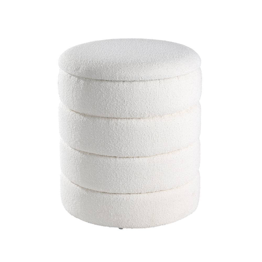 EGLO 424125  Пуф AMPAHAKA (комп.из 2шт.), H445, Ø400, полиэстер, белый