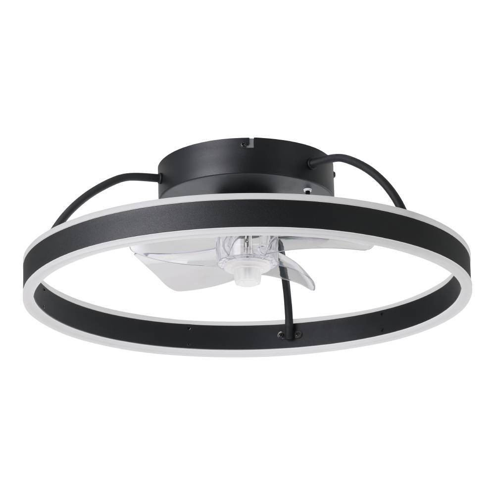 EGLO 35193  Вентилятор потолочный со светильником (RGB+TW) MARINELLA, Ø500, сталь, акрил, черный, молочный