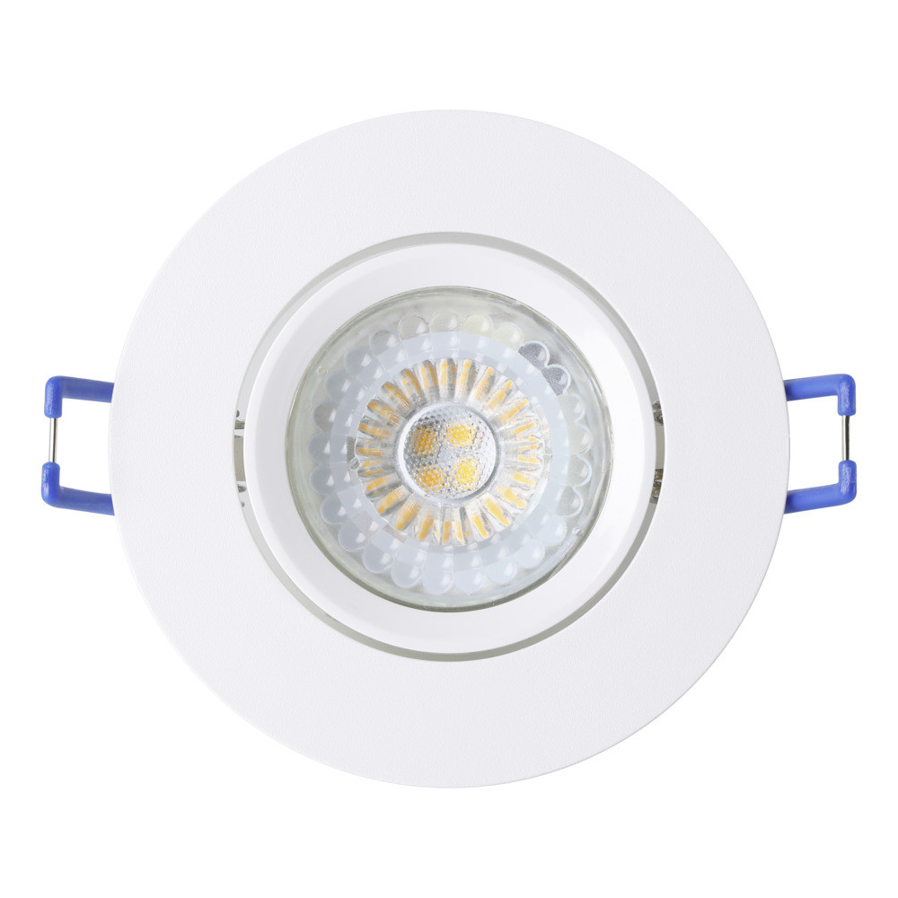 EGLO 902225  Комплект встраив. светильников BARRANCO, 3х4,5W(GU10), Ø90, пластик, белый