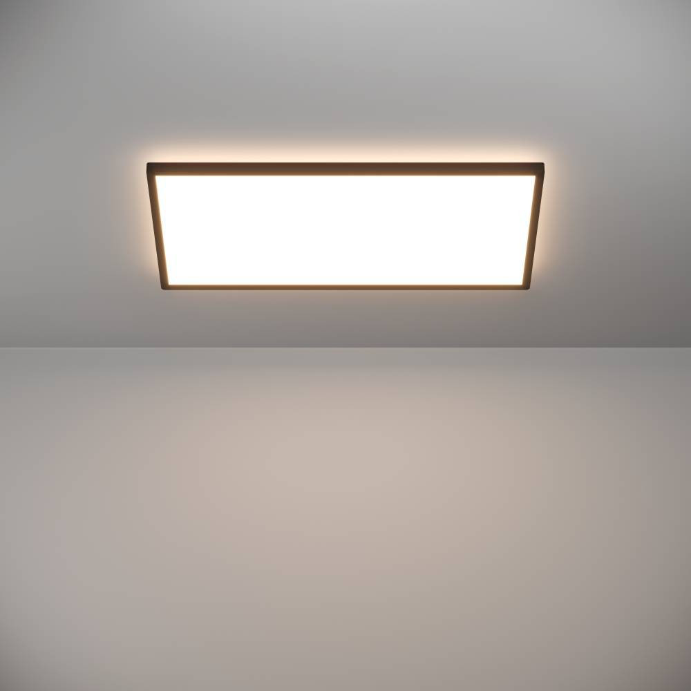 EGLO 901445  Светодиод потолочн свет-к с регул тем-ры света ROVITO, 17,2W(LED), 570x300, IP44,  2700K, 4000K, 6500K,  2580lm, пластик, черн/пластик, белый