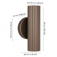 902036  Спот PORTILLO, 2X5W(GU10), алюминий, сталь, бронзовый