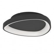 901584  Светод потолочн свет-к LORETELLO, 12W(LED), пластик, сталь, черный, 2700-6500K, 1440lm