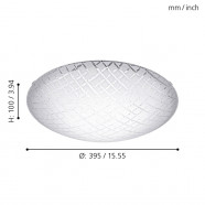 95676  Настенно-потолочный светильник светодиодный RICONTO 1
