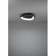 901584  Светод потолочн свет-к LORETELLO, 12W(LED), пластик, сталь, черный, 2700-6500K, 1440lm