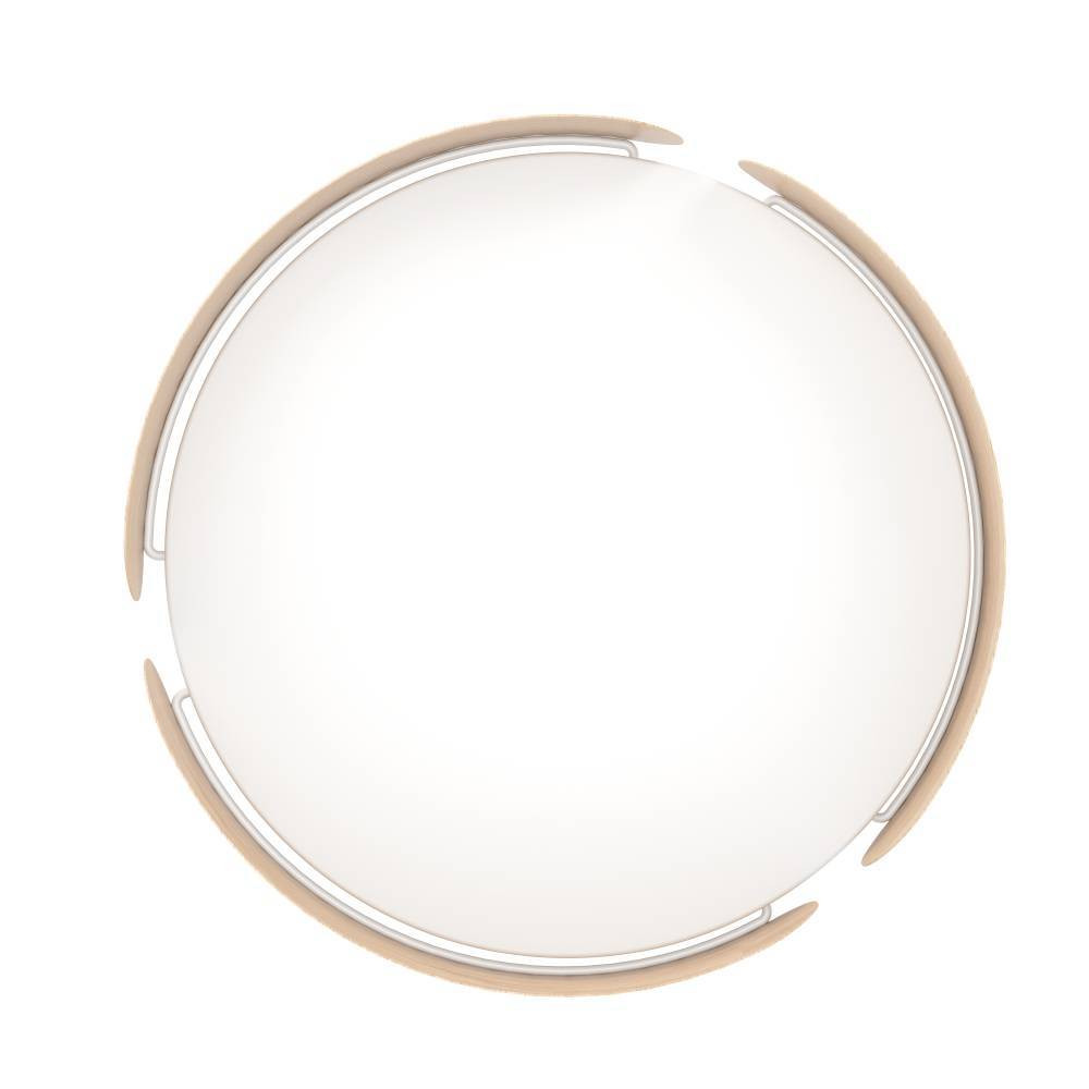EGLO 901827  Светодиодный настенно-потолочный светильник VALCASOTTO, 20W(LED), 3000K, 2400lm, сталь, дерево, коричневый, белый