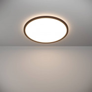 901441  Светодиод потолочн свет-к с регул тем-ры света ROVITO, 16,8W(LED), Ø500, IP44, 2700K, 4000K, 6500K, 2900lm, пластик, черный/пластик, белый