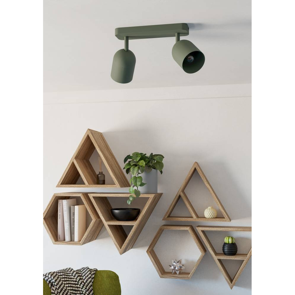 EGLO 44133  Спот TILSTON, 2X40W(E14), сталь, зеленый