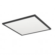 901444  Светодиод потолочн свет-к с регул тем-ры света ROVITO, 17W(LED), 500x500, IP44,  2700K, 4000K, 6500K,  2800lm, пластик, черн/пластик, белый
