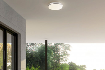 901528  Светодиод настенно-потолочн свет-к с регул тем-ры света MARGIDORE, 18W(LED), Ø340, IP54, 3000