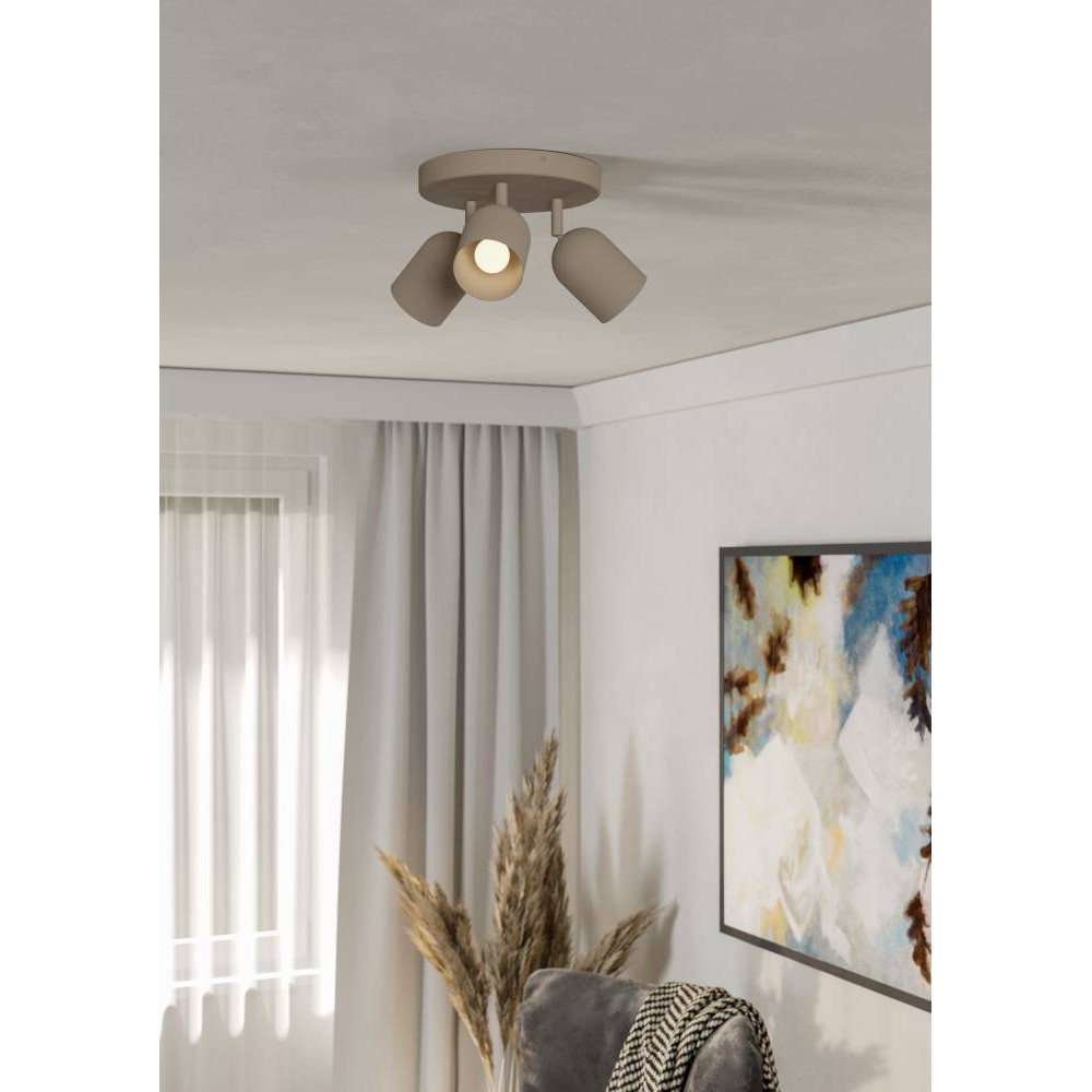 EGLO 44163  Спот TILSTON, 3X40W(E14), сталь, песочный