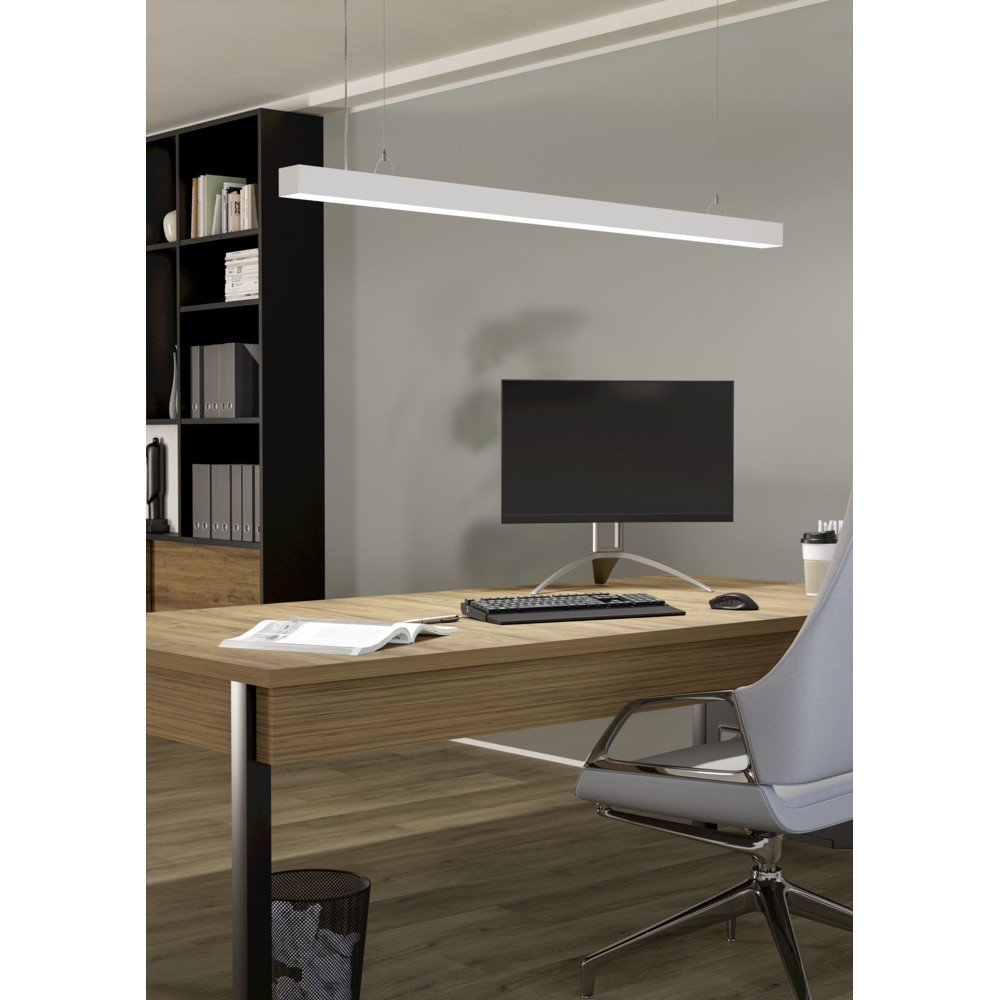 EGLO 902211  Светодиод потолочный свет-к ROCCAMORICE, 34,5W(LED), L-1500, W-76, 2700-4000-6500K, алюминий,