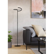 901972  Светодиодный торшер CASTELPOTO, 2X8,8W(LED), 3000K, 2000lm, сталь, черный, белый