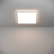 901451  Светодиод потолочн свет-к с регул тем-ры света ROVITO, 17,6W(LED), 390x390, IP44,  2700K, 4000K, 6500K, 2400lm, пластик, белый/пластик, белый