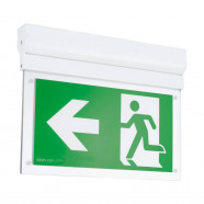  Потолочный свет-к EXIT B, 3W(LED), L-310, алюминий, белый
