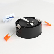 900915  Комплект встраиваемых светильников CALONGE, 3X4,8W (LED), 3000K, 1860lm, Ø100, пластик, черный, белый 