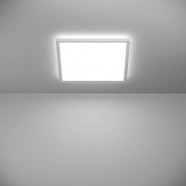 901451  Светодиод потолочн свет-к с регул тем-ры света ROVITO, 17,6W(LED), 390x390, IP44,  2700K, 4000K, 6500K, 2400lm, пластик, белый/пластик, белый