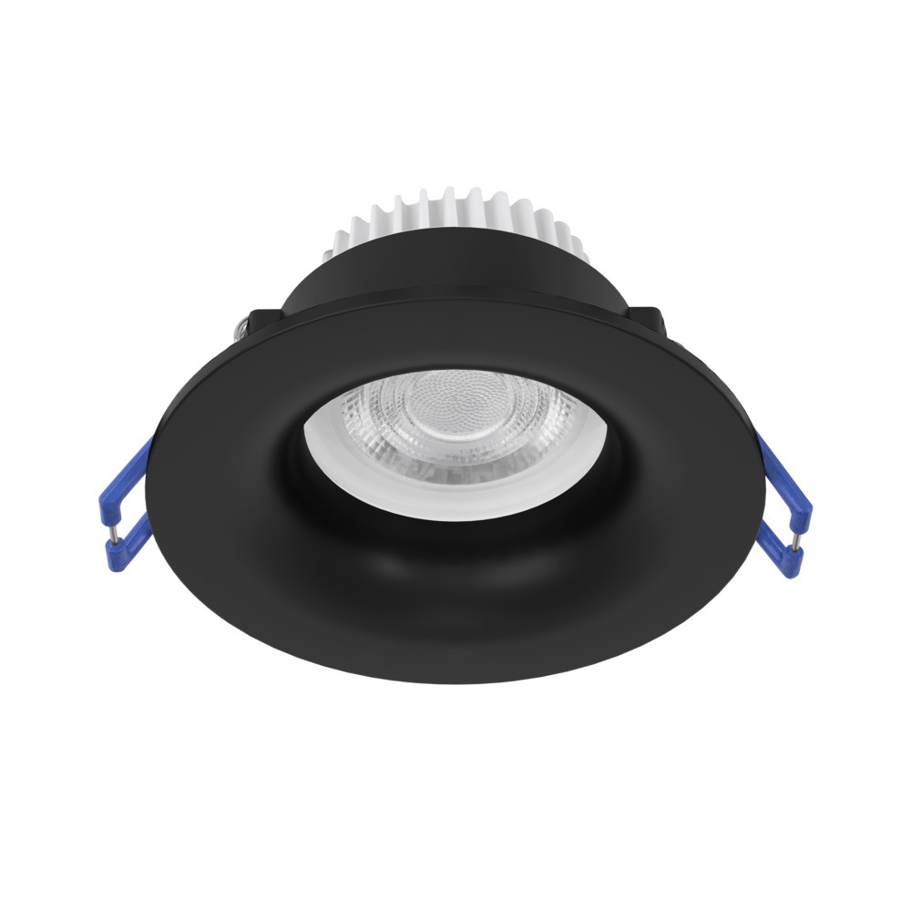 EGLO 902273  Встраиваемый светильник SALABATE 1х4,9W(LED), Ø88, алюминий, черный