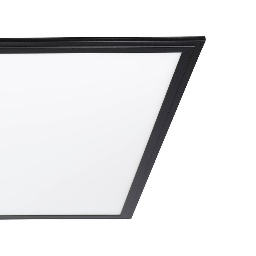 EGLO 900819 Потолочный светильник SALOBRENA 1, 33W (LED), 4000K, 4700lm, L595, B595, H50, алюминий, сталь, черный / пластик, белый