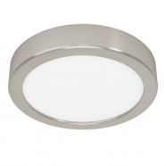  Светодиодный накладной светильник FUEVA 6, 7,5W(LED), Ø165, сталь, никель мат.
