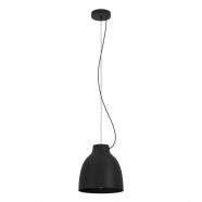 900158  Подвесной потолочный светильник CAMASCA, 1x40W, E27, H500-1100, Ø280, сталь, черный