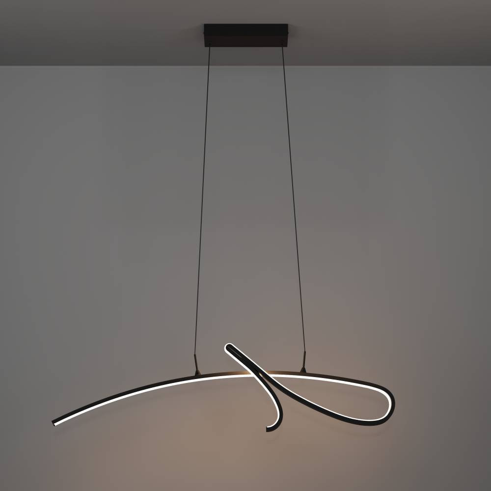 EGLO 902346  Светодиодный подвес с регулировкой цветовой температуры CARDONCITO, 20W(LED) , 2700K, 4000K, 6500K, 2400lm, сталь, черный, белый