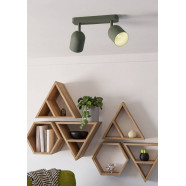 44133  Спот TILSTON, 2X40W(E14), сталь, зеленый