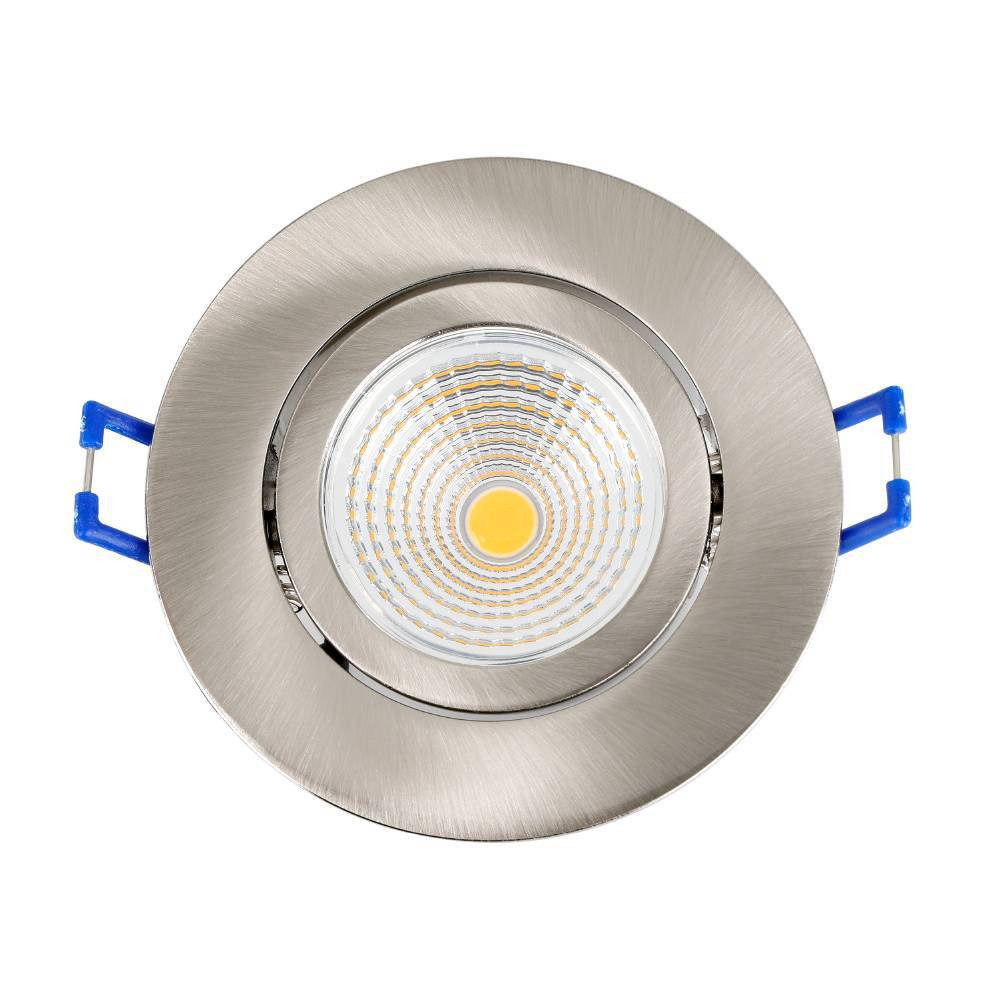 EGLO 900746  Комплект встраиваемых диммируемых светильников SALICETO, 3X6W (LED), 2700K, 1350lm, Ø88, алюминий, матовый никель