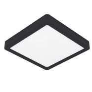  Светодиодный накладной светильник FUEVA 6, 10,5W(LED), 220x220, сталь, черный