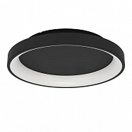 EGLO 901251   Светод потолочн свет-к LORETELLO, 12W(LED), Ø350, пластик, сталь, черный, 2700-6500K, 1440lm