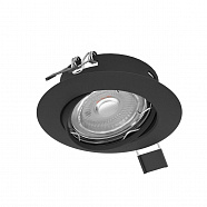 EGLO 900752  Комплект встраиваемых светильников PENETO, 3X4,6W (GU10), Ø87, сталь, черный