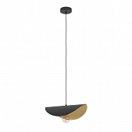 EGLO 390392  Подвес SACEDA, 1x40W(E27), Ø410, сталь, черный, золотой