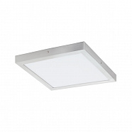 EGLO 97269  Светодиодный накладной светильник FUEVA 1, 25W(LED), 2500lm, 400х400, H30, алюминий, cеребряный/