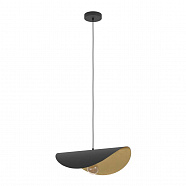 EGLO 390393  Подвес SACEDA, 1x40W(E27), Ø530, сталь, черный, золотой