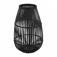 EGLO 422083  Подсвечник BUNAWAN, B455, Ø300, дерево, стекло, черный