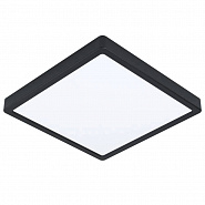 900281  Уличный настенно-потолочный светильник ARGOLIS 2, LED 20,5W, 2400lm, IP44, L285, B285, H30, сталь, черный/ пластик, белый