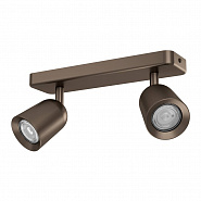 901949  Спот CAMALDOLI, 2X10W(GU10), сталь, темно-бронзовый