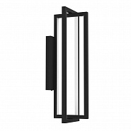 900467  Бра SIBERIA, LED 15,5W, 2200lm, L160, H300, A170, сталь, черный/пластик, белый 