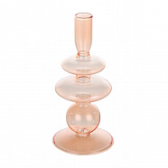 EGLO 422256  Посвечник MOLUME, H195, Ø90, стекло, розовый