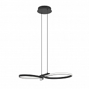 901267  Светод подвес SERPINS , 21W(LED), алюминий, сталь, черный, пластик, белый, 3000K, 2500lm