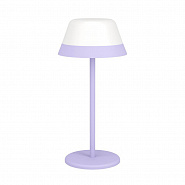 900979  Аккум. настольн. лампа диммер сенсор  MEGGIANO, 1,5W(LED), 0,8W(LED), IP54, пластик, лиловый