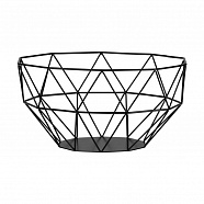 EGLO 427083  Чаша декоративная UEDA, H130, Ø250, сталь, черный