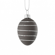 EGLO 429803  Фигурка Яйцо FINTRY, Ø40, H60, стекло / таупи, белый